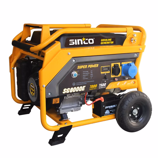 7.5kVA Semi-Closed Silent Electric Start Copper Wire Power Gasoline Portable Generator