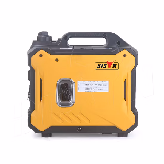 Bison kleiner tragbarer, schalldichter Benzin-/Benzin-Leisungsgenerator, 1 kW, 2 kW, 3 kW, 5 kW, leiser digitaler Heim-Inverter-Generator