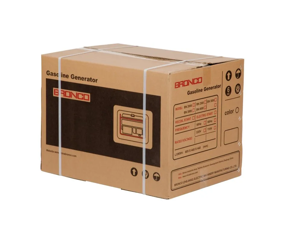 Bronco 2 kW / 2,8 kW / 3 kW Key Start Benzin-/Benzingenerator Stromgenerator Tragbarer Generator