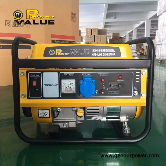 1 kW einphasiger Wechselstrom-Benzingenerator 220 V mit zuverlässiger Qualität