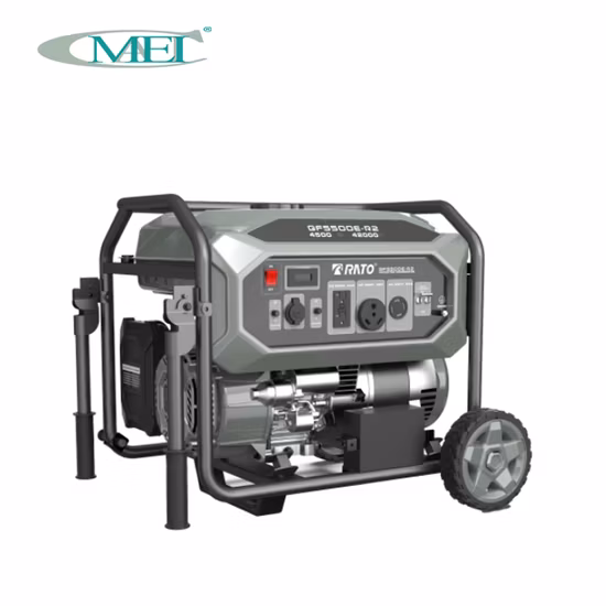 Bison kleiner tragbarer, schalldichter Benzin-/Benzin-Leisungsgenerator, 1 kW, 2 kW, 3 kW, 5 kW, leiser digitaler Heim-Inverter-Generator